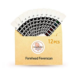12 PCS Forehead Head Strip Thermometer Fever Body Baby Child Kid Adult Check Test Temperature Monitoring Safe Non-Toxic 95-104 â