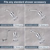 Bright Showers High Pressure Shower Head with Shower Filter, 5