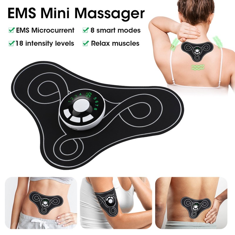 Mini Massage Pad Portable Electric 8 Modes Intelligent Cervical Arm