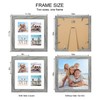 Hongkee 10x10 Picture Frame Set of 2, Real Glass and