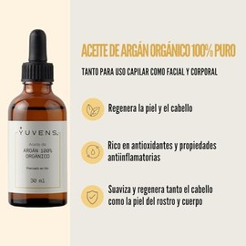 Aceite de Argán Orgánico 100 Puro  Hidratante Natural para Piel y Cabello  Rico en Vitamina E y Ácidos Grasos  Fortalece, Suaviza y Aporta Brillo