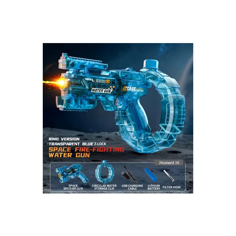 Rechargeable Automatic Water Blaster with Auto-Refill – Electric Outdoor Water