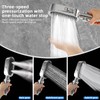 Duschkopf Wassersparender, Duschkopf mit Schlauch, Handbrause Dusche mit Filter, Strahlarten,