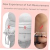 Healeved 2pcs Fat Caliper Measuring Device for Accurate Measurement and