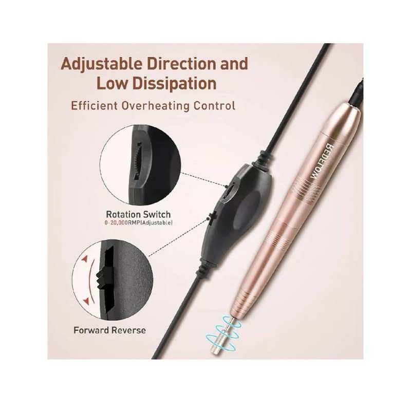RedFlow Electric Nail Drill, Acrylic Nail Drill Kit, for Nail