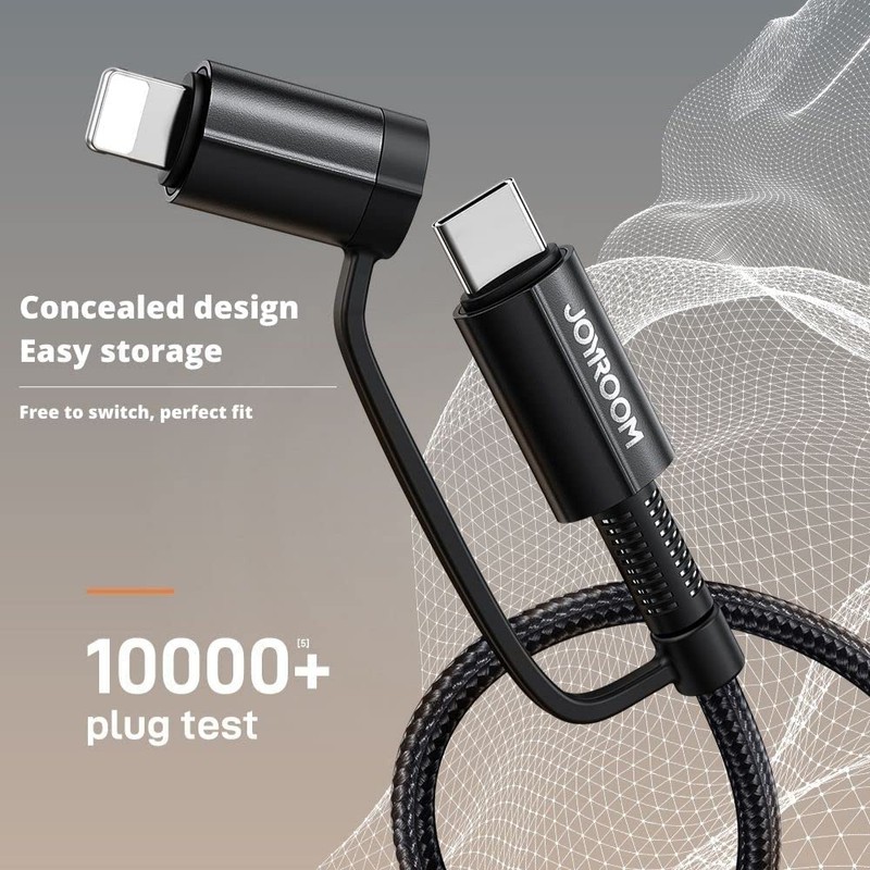 Joyroom JR-1830G3 4-in-1 Multi Function Fast Charging Data Cable, 1.8