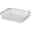 Pearl Metal Square Colander 320×255 mm Stainless Steel At Aqua