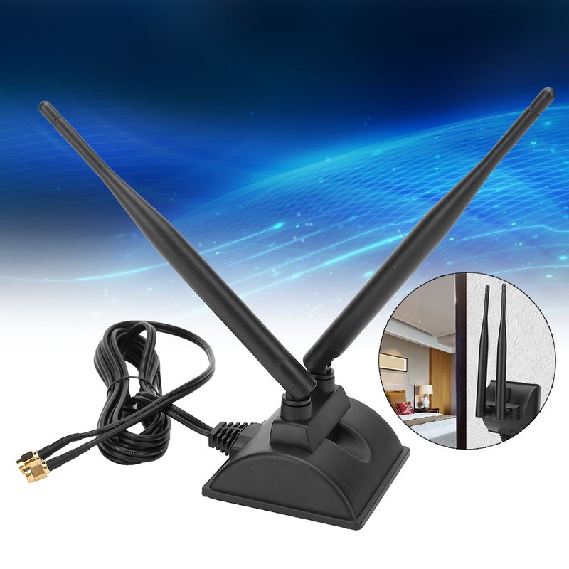 Dual Band Antenna 2.4G+5.8G WIFI Magnetic 5DBS Face Recognition 24002500/5.8G（MHz）