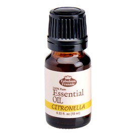 Fabulous Frannie Citronella 100% Pure, Undiluted Essential Oil Therapeutic Grade - 10 ml. Great for Aromatherapy!
