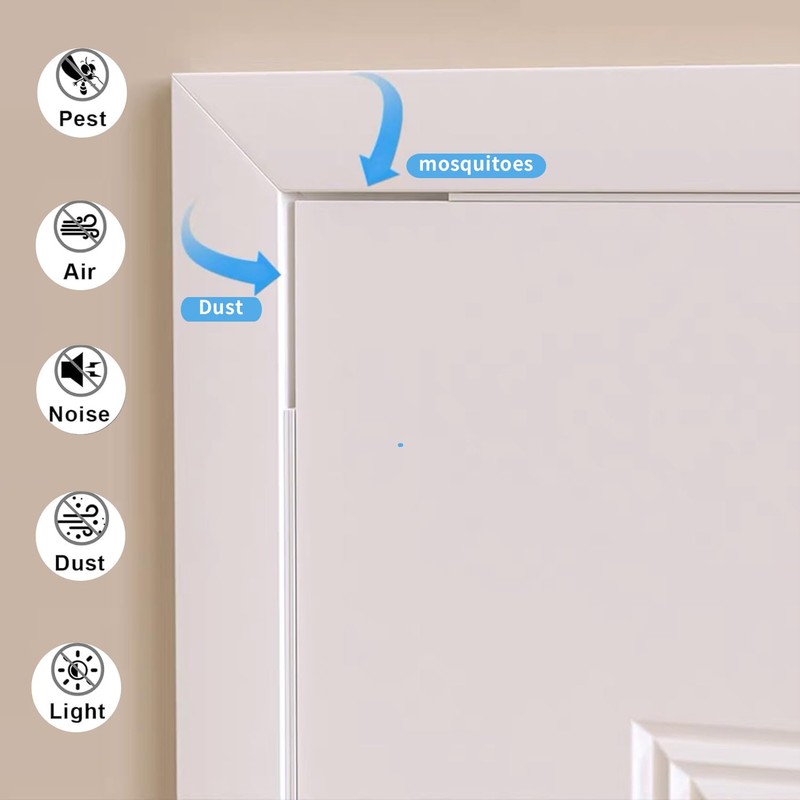 Strong Adhesive Door Weather Stripping,2Inch Wide X 1/13 Inch Thick,Foam