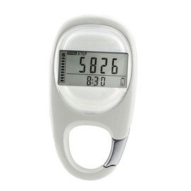 Abaodam Practical Carabiner Type Pedometer for Men Women Step Counter Clip Durable Design for Running Walking Full Screen Display for Reading Sports Accessory for Fitness Goals