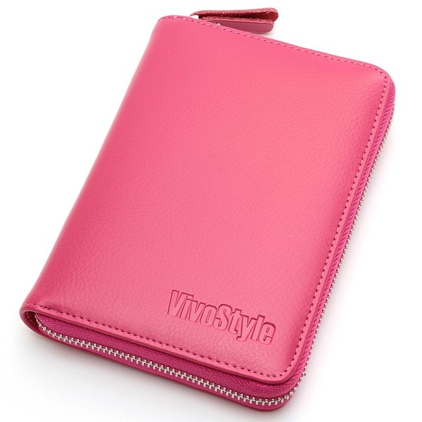 VivoStyle Passbook Case, Card and Set Storage, Genuine Leather, RFID