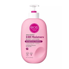 eos Shea Better Body Lotion - Pomegranate Raspberry, for Dry Skin, 16 fl oz