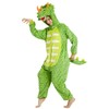 CASABACO Dinosaur Costume Onesie Adult Women Novelty Onepiece Pajamas, Light