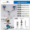 HEIGHTEN 110mm/98mm Reel Handle Shimano Daiwa Universal Spinning Reel Arch