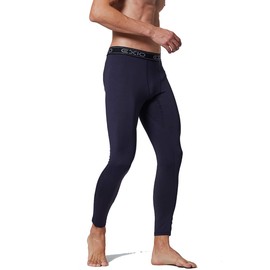 EXIO Japan Men's Compression Pants Cool&Dry Sports Tights Leggings EX-P06 (Medium, EXP06-NV)