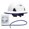 Full Brim Hard Hat Guard Helmet Protection Edge Trim 36.6in