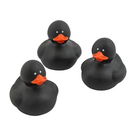Fun Express Black Rubber Ducks - 12 Piece