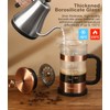 French Press Coffee Maker - 34 Ounce Classice Stainless Steel