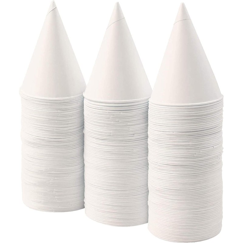 HOT BARGAINS, 200 X Paper Cone Cups Size 4oz (100ml)