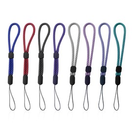 8pcs Bungee Cord, Wrist Cord, Braided Lanyard, Adjustable Lanyard, Reflective Webbing Cord, Backpack Accessories, Hiking Accessories, Telescopic Wrist Cord
