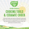 GreenLife Cooking Tools and Utensils, 7 Piece Nylon and Wood