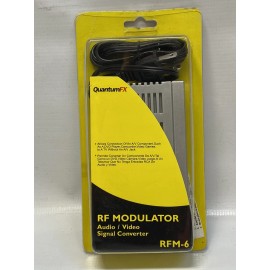 QuantumFX RFM-6RF Modulator Audio/Video Signal Converter