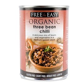 Free & Easy | Three Bean Chilli - og | 3 x 400g