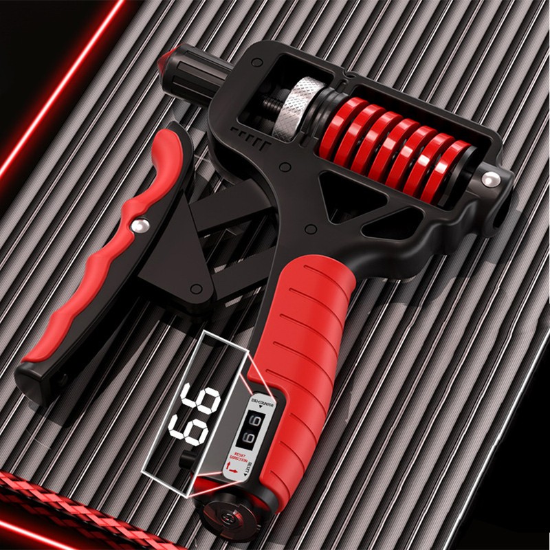Adjustable Hand Grip Strength Trainer with Ergonomic Design Carbon Steel