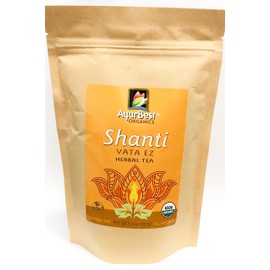 Shanti Vata EZ Herbal Tea, Organic, USDA Certified Organic, Net Wt. 8 oz (227g), Loose Tea