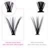 Lash Clusters 12-18mm Mix Individual Lashes Cluster Black Volume Eyelash