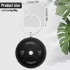 COMNICO 12 Pack Adhesive Hooks Clear Plastic Waterproof Heavy Duty