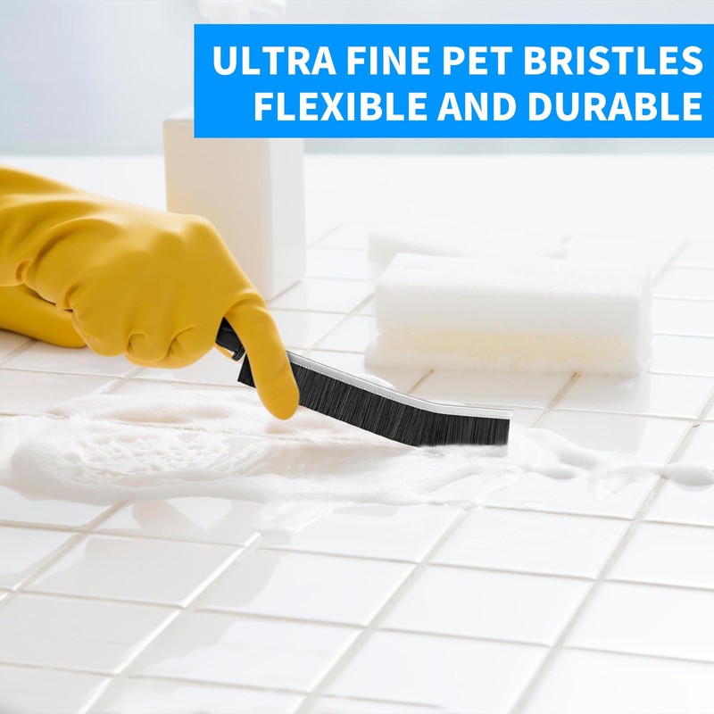 4TH Multi-Purpose Hard Bristle Crevice Cleaning Brush -Deep Reach Gap