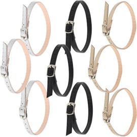 Tofficu 3 Pares de Tiras para Tacones Altos de Mujer en Material Sintético Ajustables y Antideslizantes para Sandalias y Zapatos de Vestir
