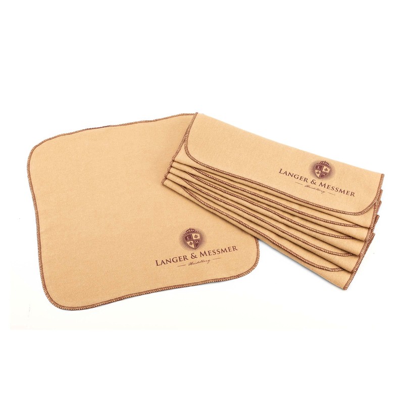 Langer & Messmer Polishing Cloth for Smooth Leather 100% Cotton