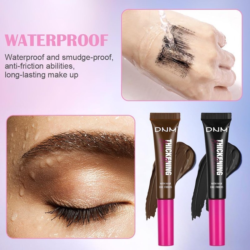 Gel para cejas, Kit de tinte para cejas marrones, Kit