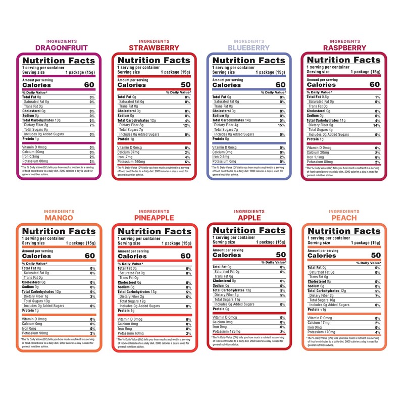 Nature’s Turn Freeze-Dried Fruit Crisps –Healthy, Gluten-Free,Crispy & Delicious,Plant-Based Snack,