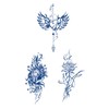 IWAMiYA Jagua Tattoo Henna Tattoo Stickers Two Weeks Tattoos Korean