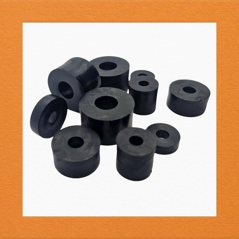 M6 Black Nylon Wide Spacers Standoff Washers ID (internal Diameter)