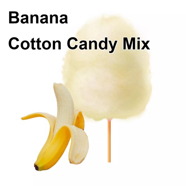 Flossine BANANA COTTON CANDY FLAVOR mix w/ SUGAR FLAVORING FLOSSINE