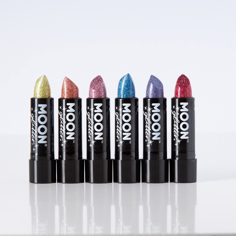 Moon Glitter Holographic Glitter Lipstick - 5 g - Set