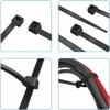 Kippen 9015EK Pack of 50 Black Cable Ties for Wiring