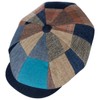 Stetson Hatteras Summer Patchwork Flat Cap - Colourful Hat -