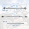 Motoforti Handlebar Silver Pack of 2 for 49cc Electric ATV