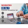 WORKPRO 44-in-1 Precision Screwdriver Sets Pen Style Manual Screwdriver NEW