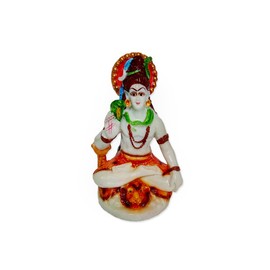 Fabzone Marble Look Lord Shiv Sankar Idol Bhole Nath God Shiva Handicraft Statue Spiritual Puja Vastu Showpiece Fegurine Religious Pooja Murti