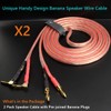 [UCINNOVATE] Oxygen-free Pure Copper Wire Plug, Speaker Cable, Soldered Finished