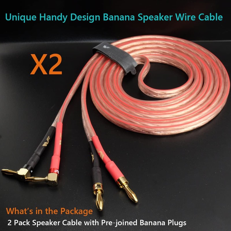 [UCINNOVATE] Oxygen-free Pure Copper Wire Plug, Speaker Cable, Soldered Finished