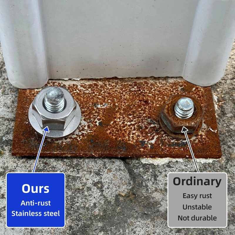 Instockbolts Hex Nuts, M3-0.5 Stainless Steel 304 (18-8) Hex Nut,