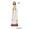 Maria Rosa Mistica 16" Vestido Blanco, Mystical Rose Resin Statue #25043